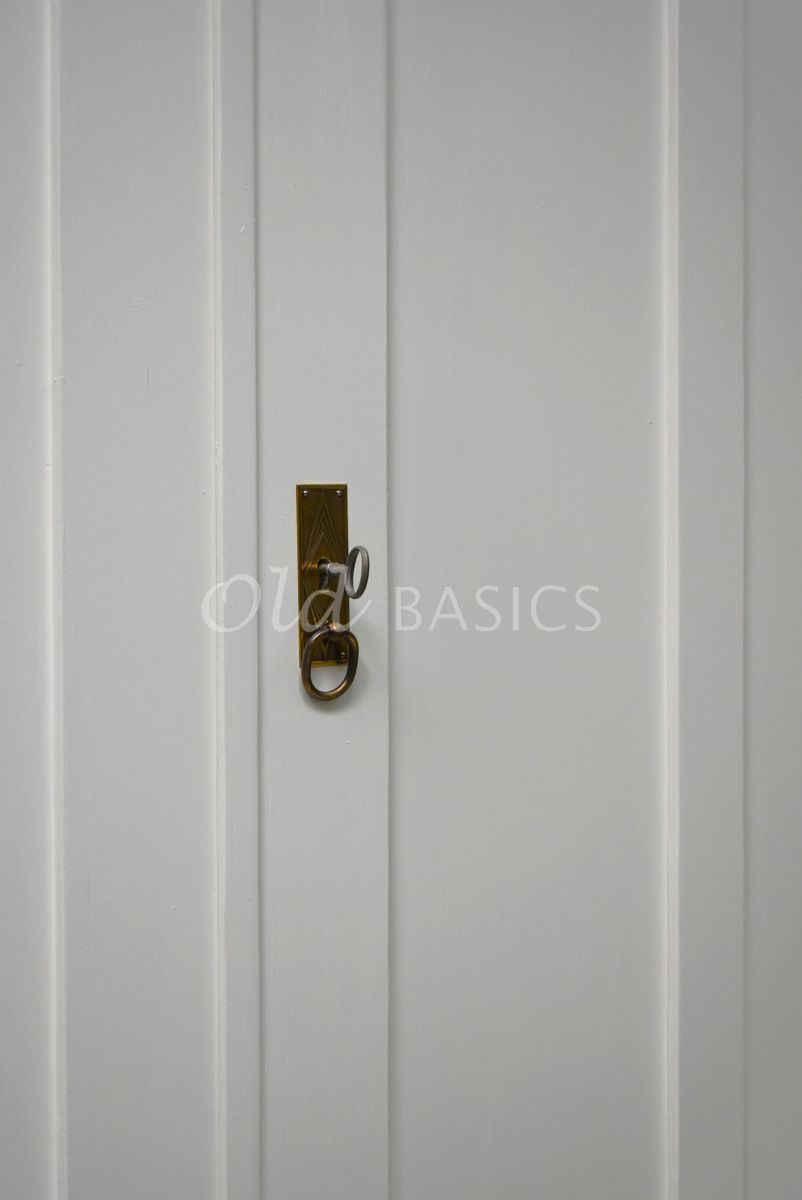 Detail van Linnenkast Plage, 2 deuren, RAL9010, wit, materiaal hout